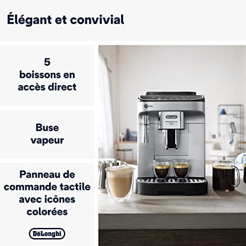 Vue 2 de Delonghi Magnifica Evo Machine