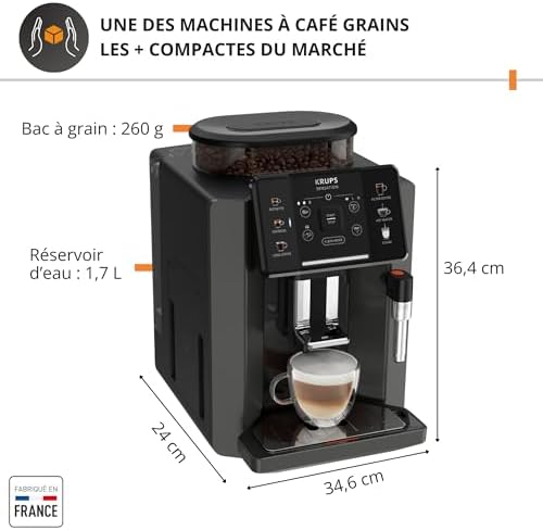Vue 2 de Krups Sensation Machine