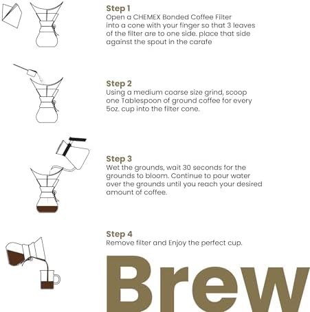 Vue 4 de Filtre Papier Chemex Naturel