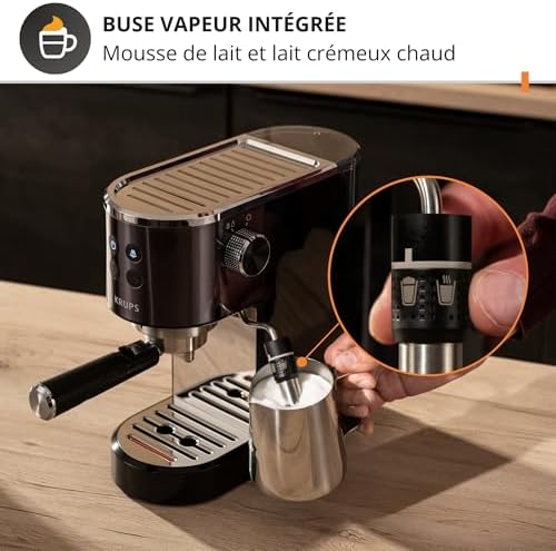 Vue 6 de Krups Virtuoso Machine Expresso