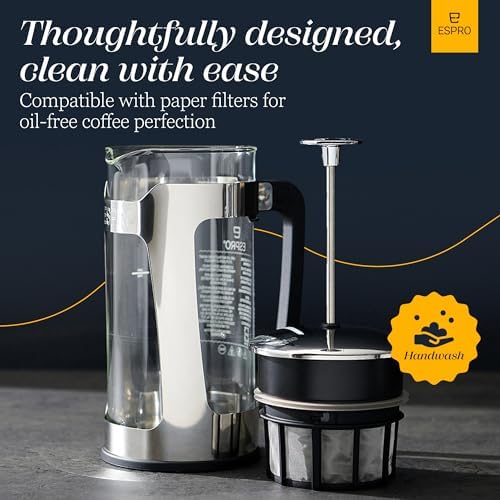 Vue 7 de Espro Press Chrome