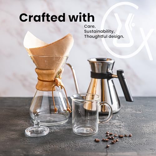 Vue 5 de Cafetiere Filtre Chemex Tasses