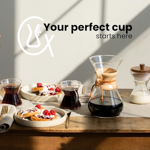 Vue 6 de Cafetiere Filtre Chemex Tasses