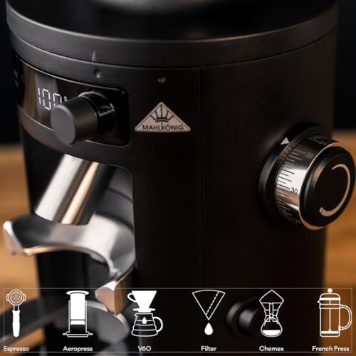 Vue 3 de Mahlkonig Matte Black