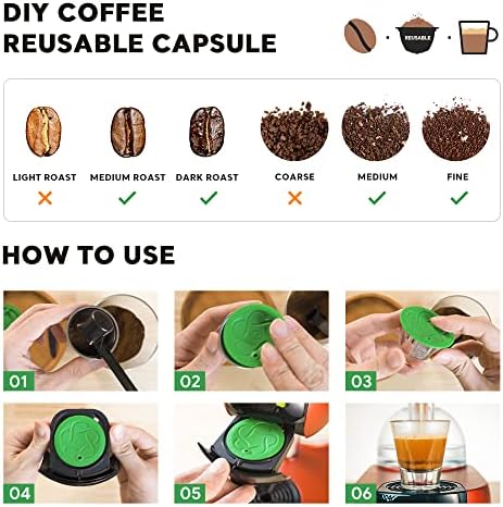 Vue 4 de Capsules Rechargeables Filtres