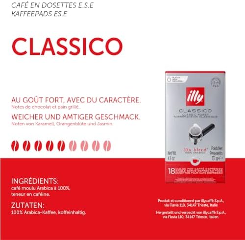 Vue 3 de Cafe Illy Torrefie Classico