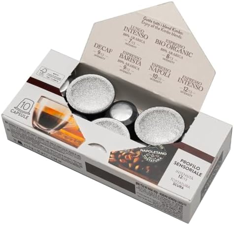 Vue 2 de Kimbo Intenso Capsules Compatibles