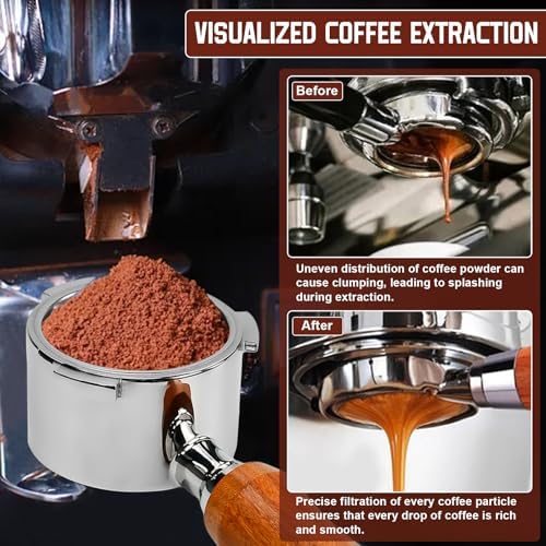 Vue 5 de Wefhef Espresso Bottomless Portefiltre