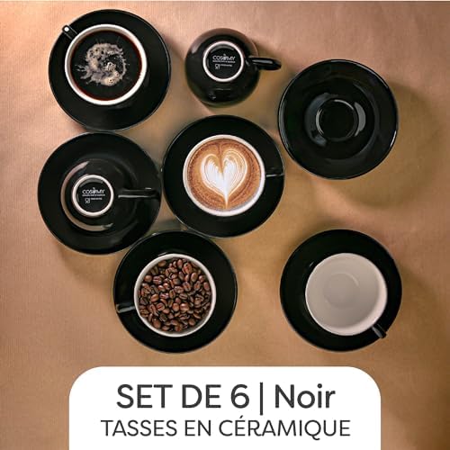 Vue 7 de Cosumy Tasses Cappuccino