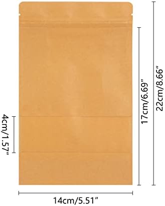 Vue 2 de Sachet Kraft Alimentaire Avec