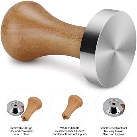 Vue 2 de Espresso Tamper Hicoosee Mm