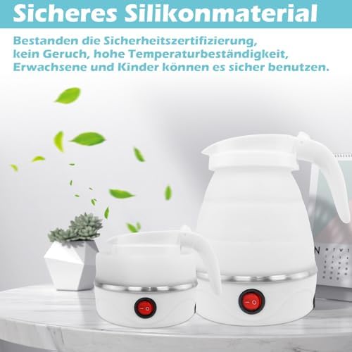 Vue 5 de Bouilloire Pliable Portable Voyage