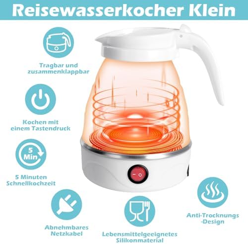 Vue 6 de Bouilloire Pliable Portable Voyage