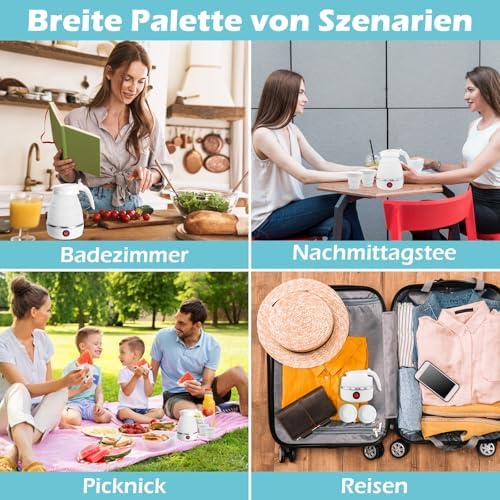 Vue 7 de Bouilloire Pliable Portable Voyage