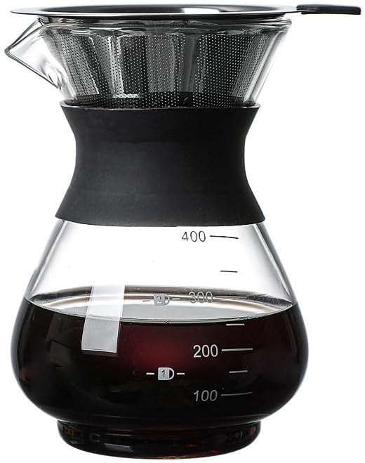 Cafetière Verseuse Verre 400ml