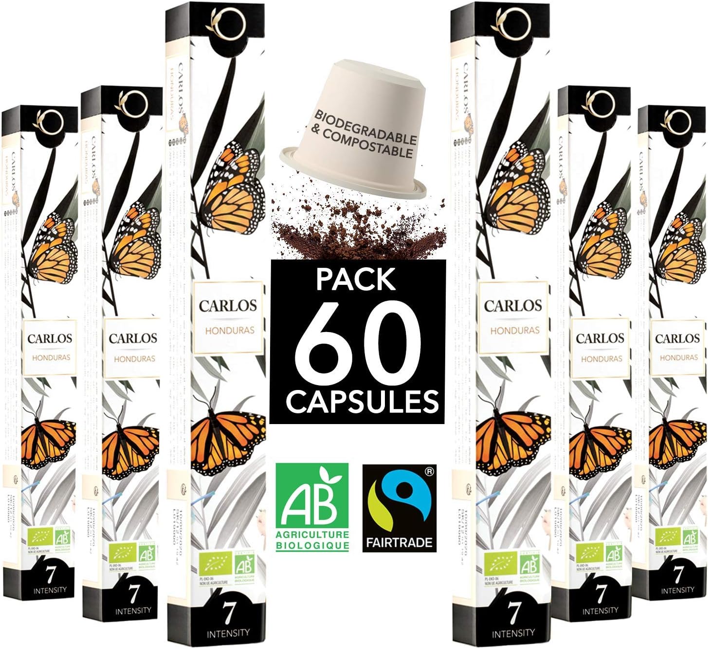 Café bio capsules compostables nespresso