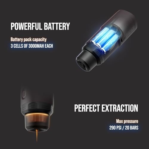 Vue 5 de Machine Café Portable Compacte