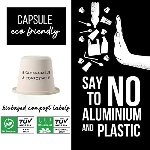 Vue 5 de Café Bio Capsules Compostables Nespresso