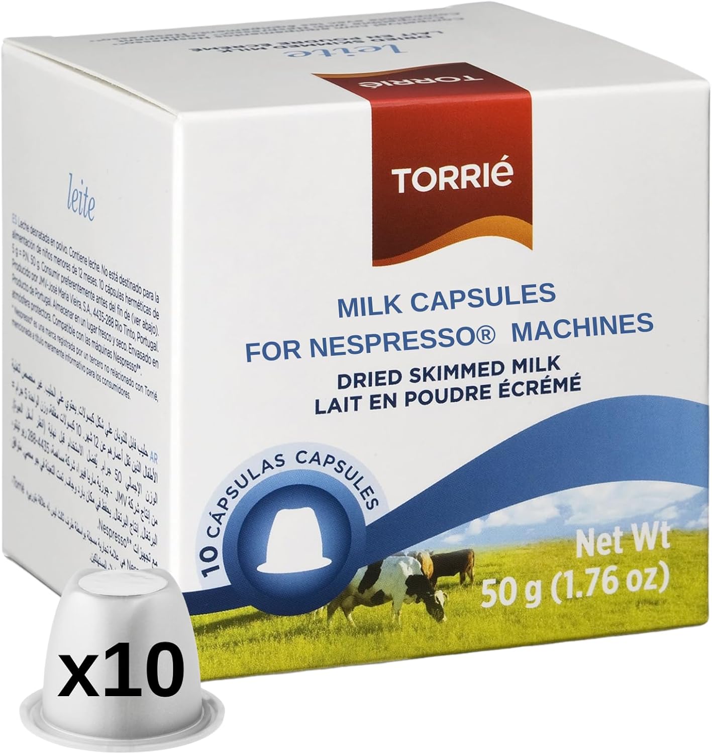 Capsules lait nespresso torrie