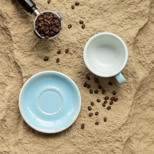 Vue 5 de Tasse Café Latte Soucoupe