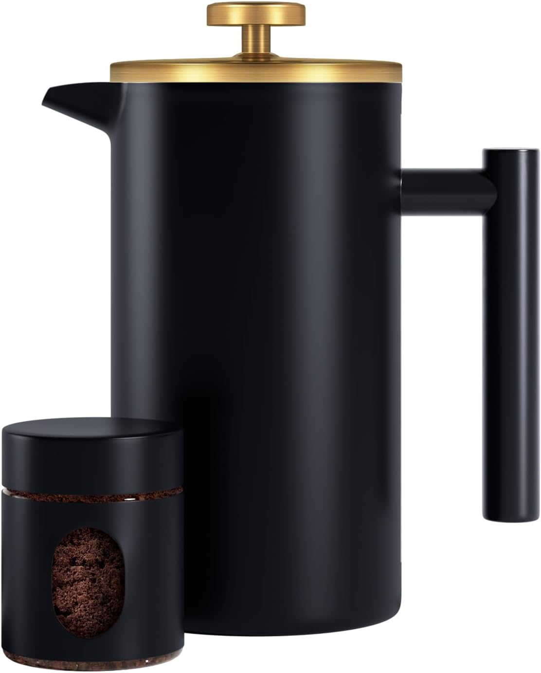 Cafetière piston inox 1l