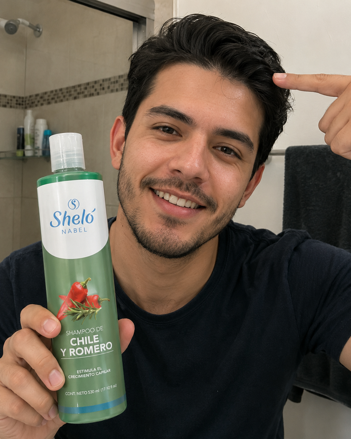 Shampoo de Chile y Romero de Sheló NABEL