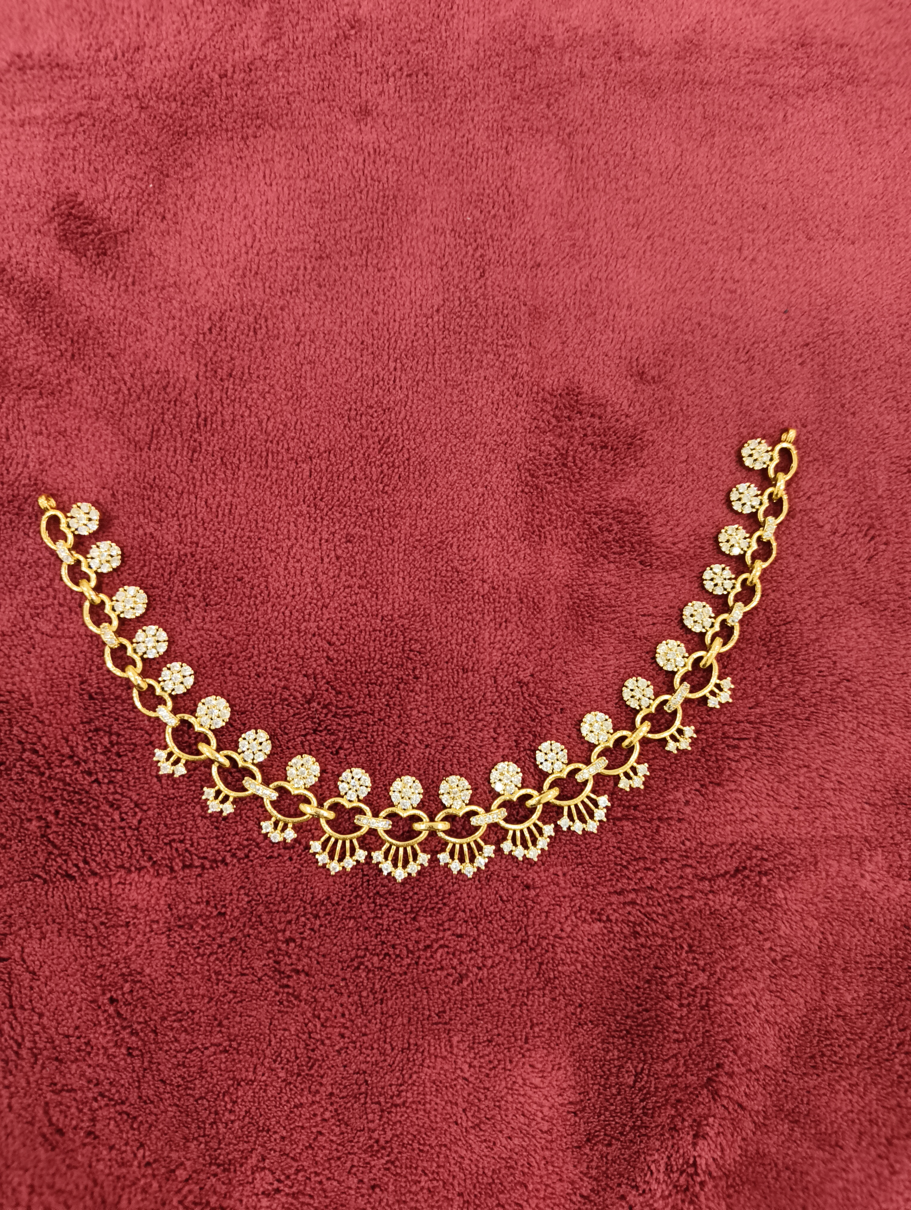 Gold Plated Stone Necklace image