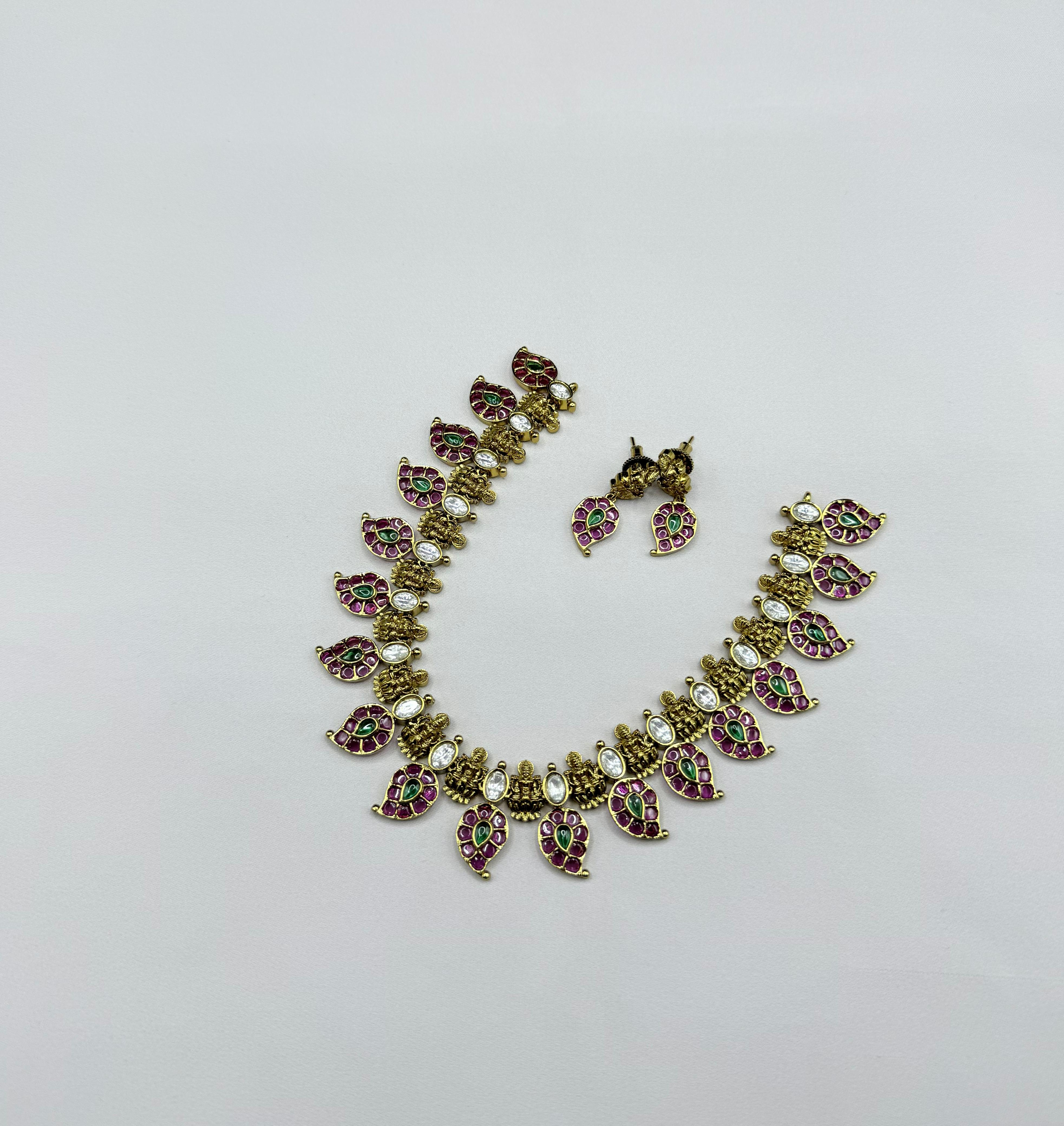 Laxmi Mango design necklace