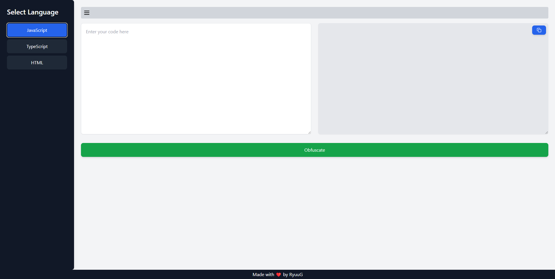 Obfuscator Website