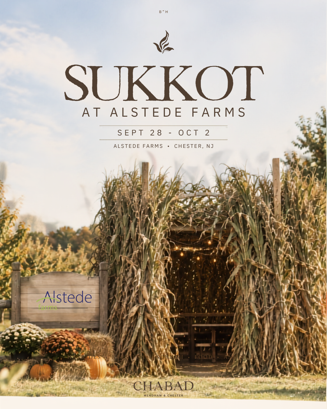 Sukkot at Alstede Farms flyer