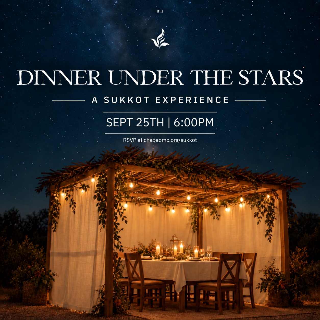 Dinner Under the Stars Flyer