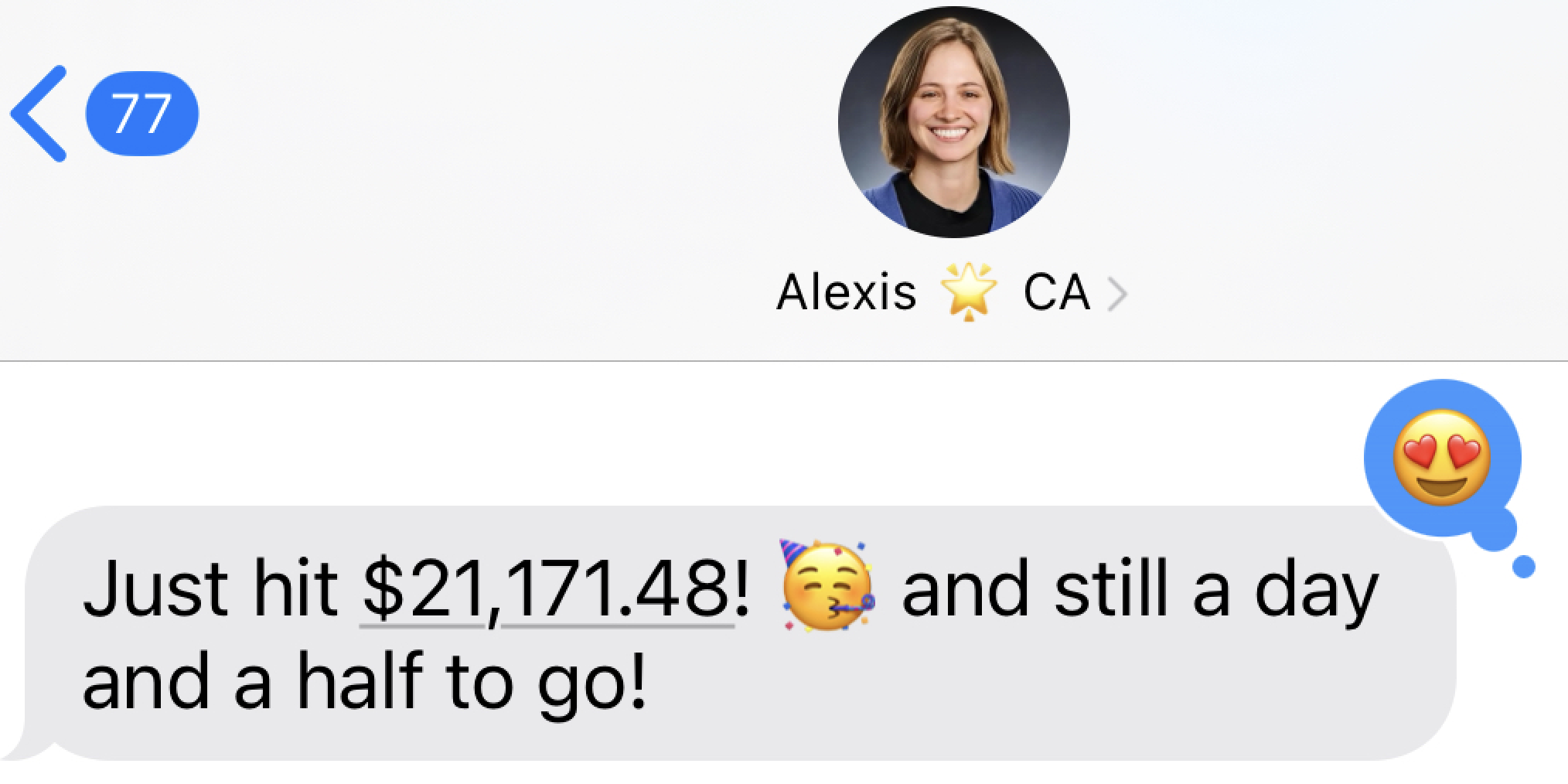 C.A. member win text