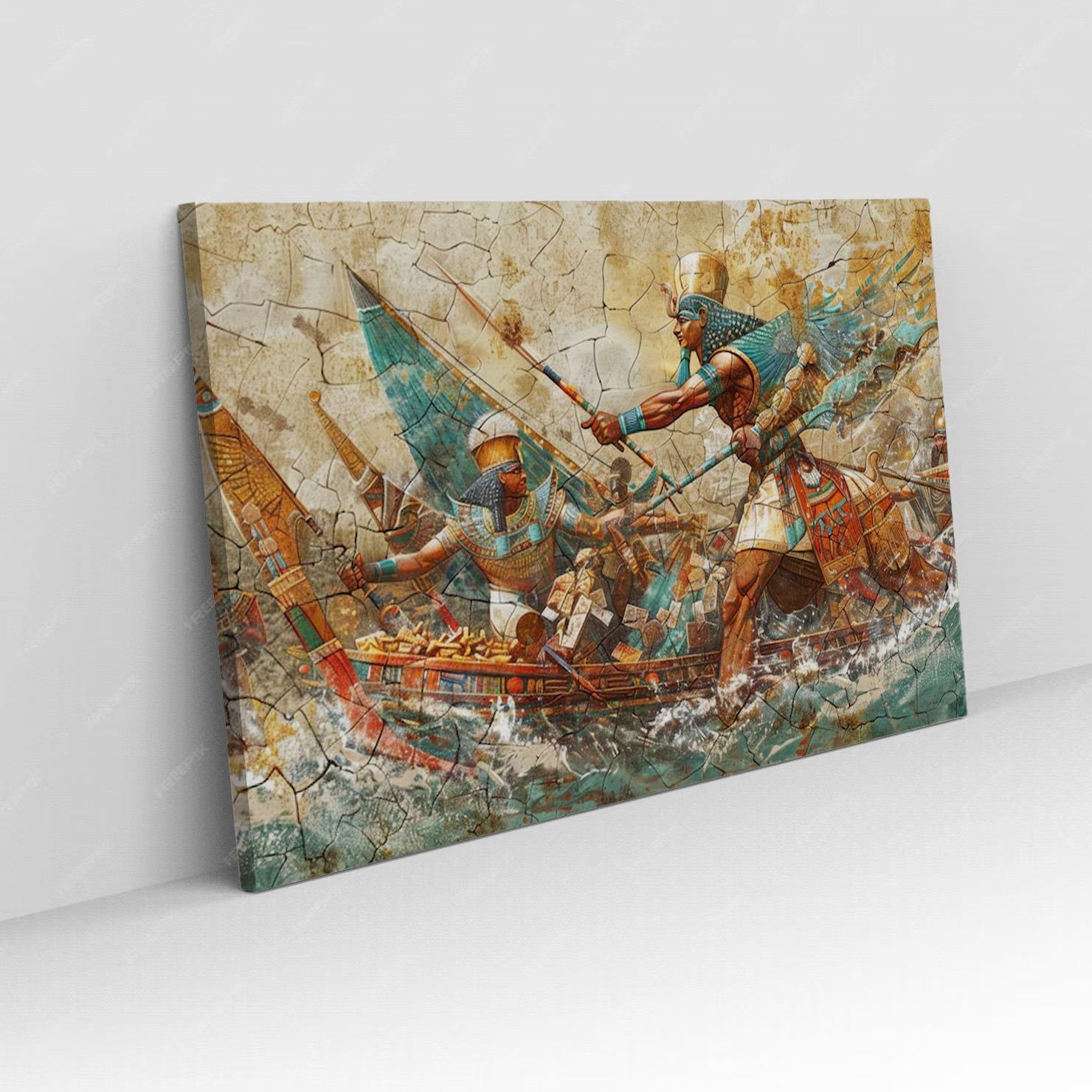 Toile Décorative Horizontale Abstrait Paysage N°7