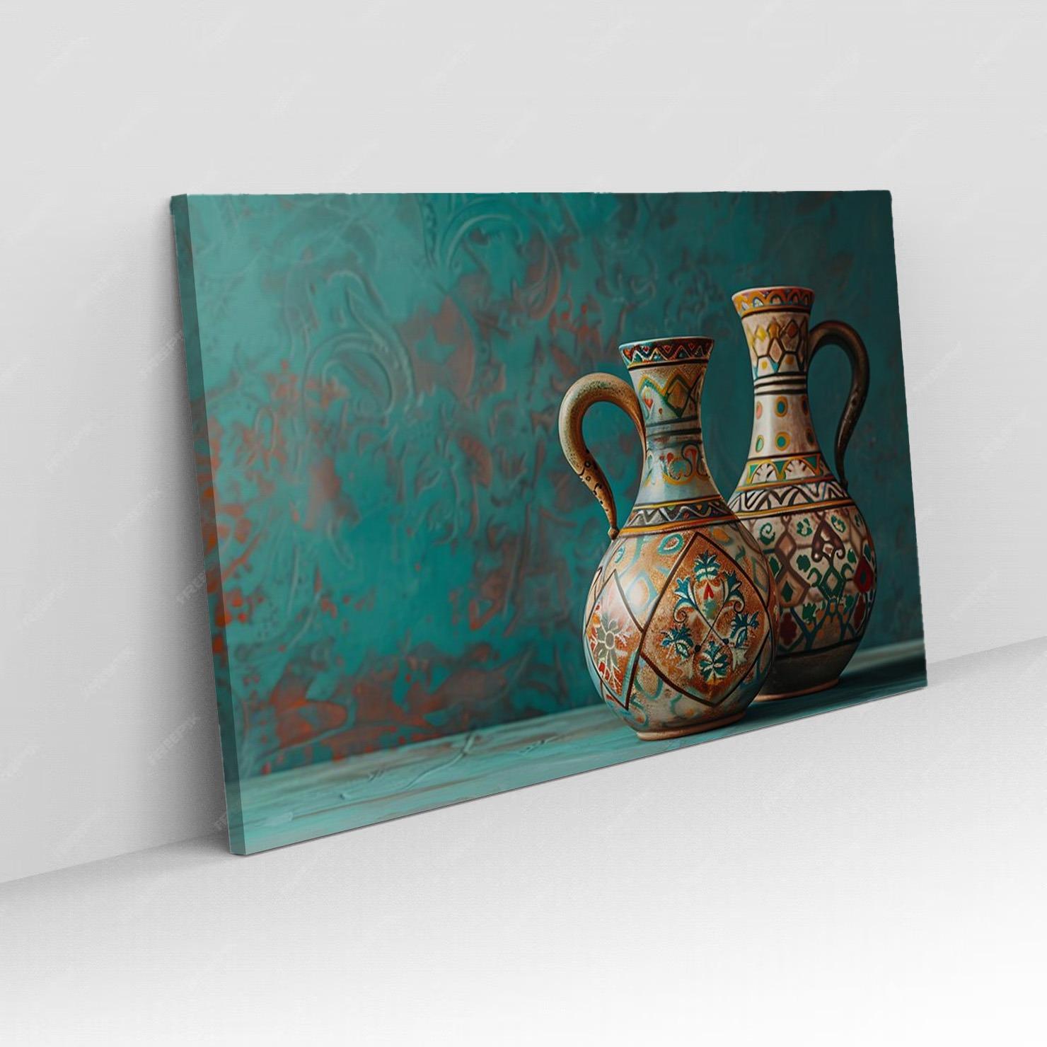 Toile Décorative Horizontale Minimaliste Textures Riches N°17