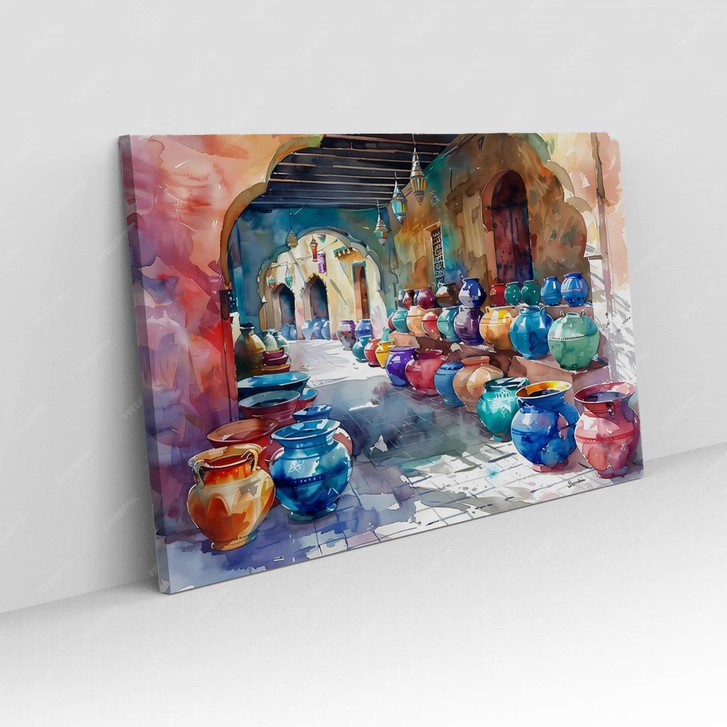 Tableau Horizontal Contemporain Art Mural N°20