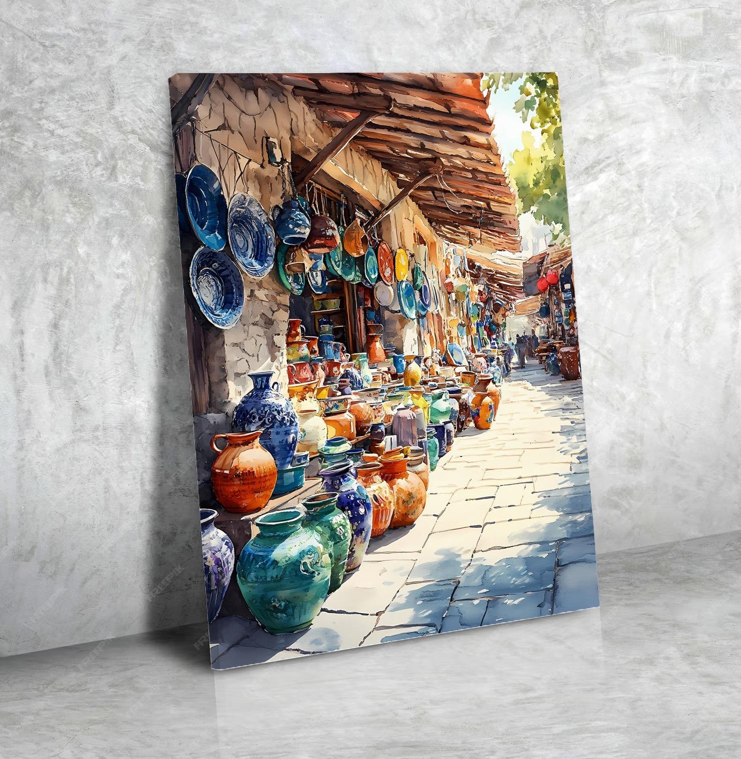 Grand Tableau Salon Élégant Floral N°27