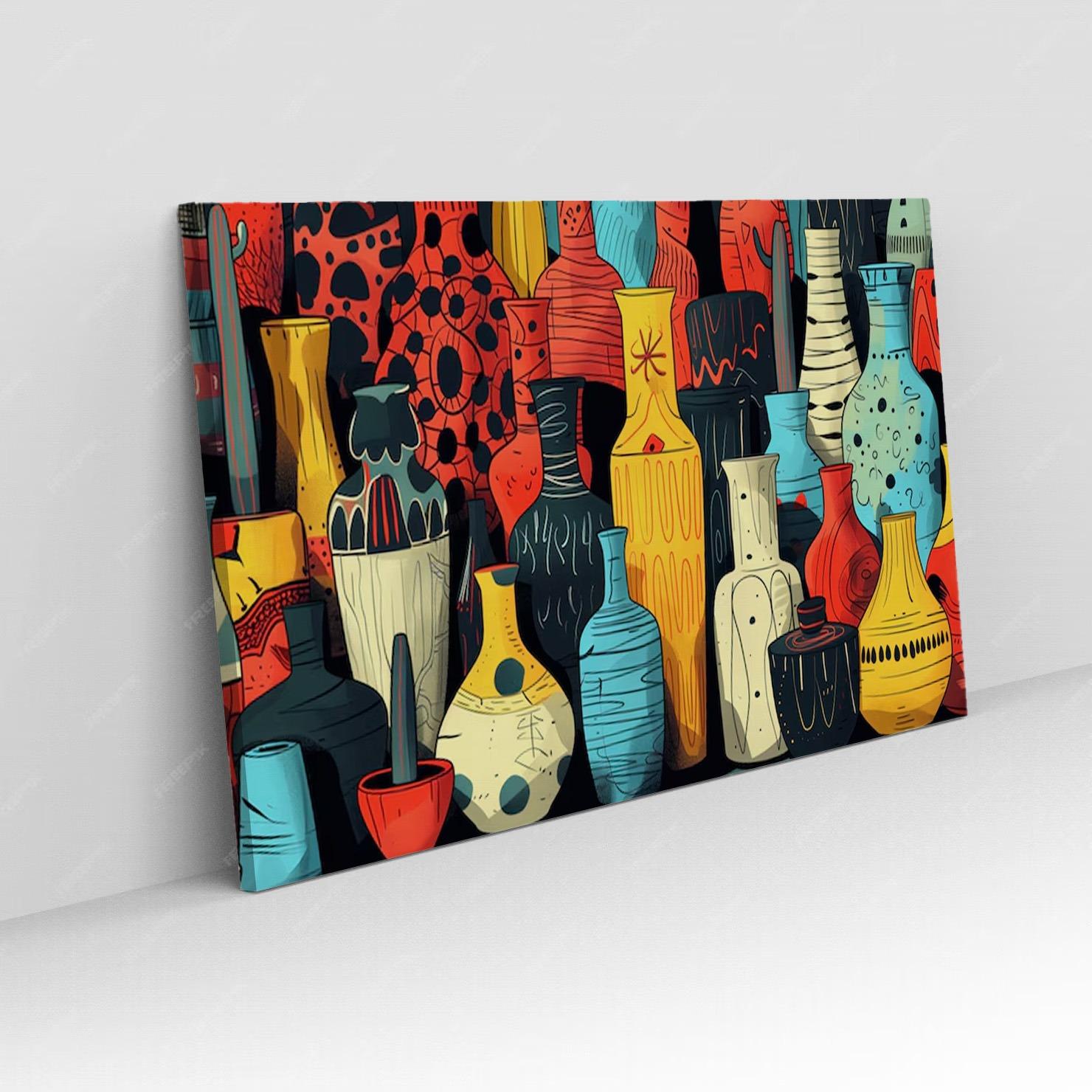 Grand Tableau Salon Minimaliste Premium N°29