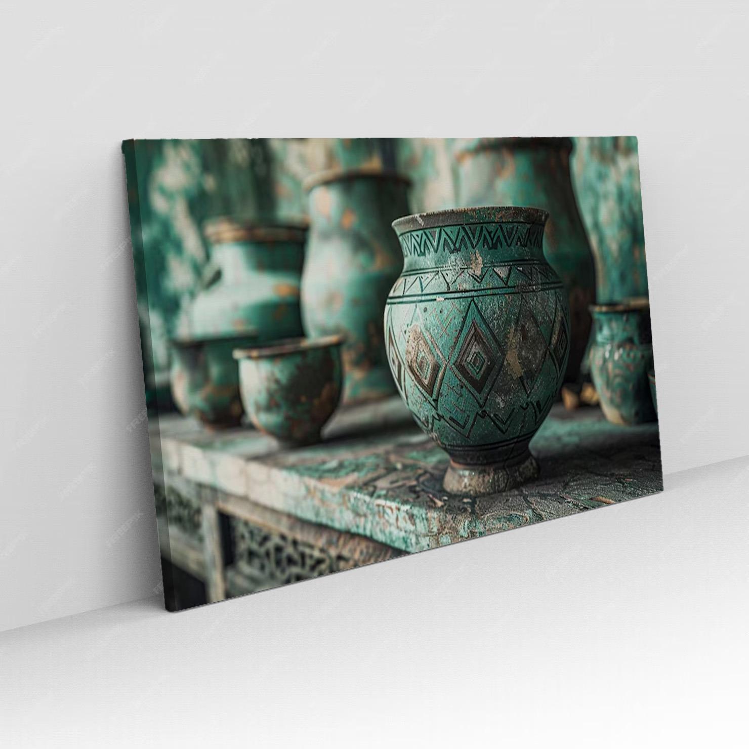 Tableau Horizontal Élégant Textures Riches N°42