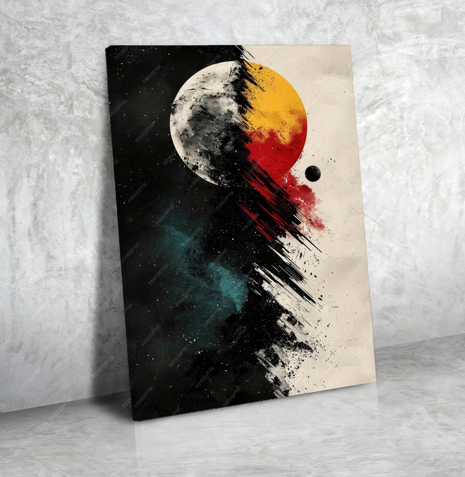 Toile Décorative Horizontale Abstrait Décoration Murale N°52