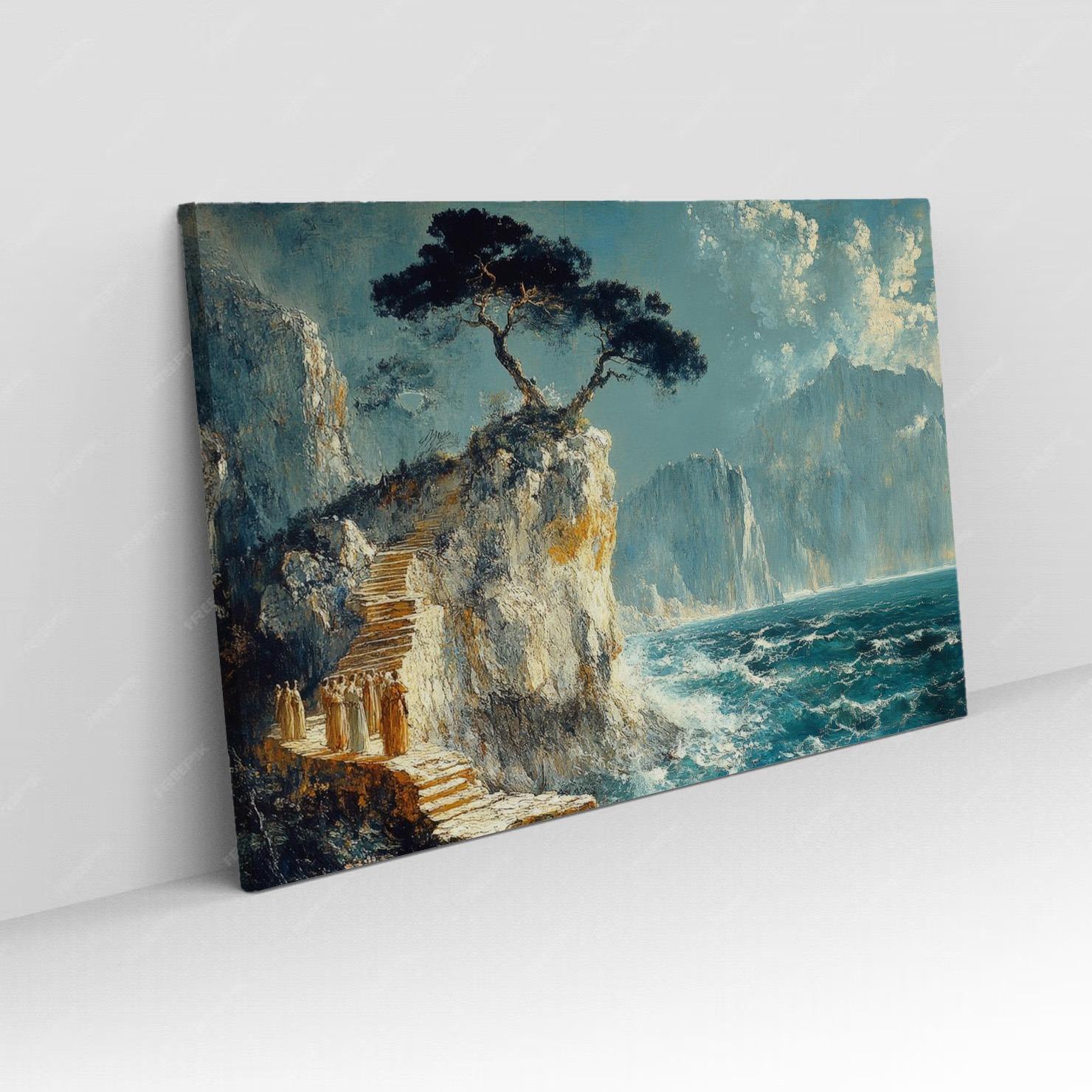 Peinture Horizontale Moderne Minimaliste Premium N°59