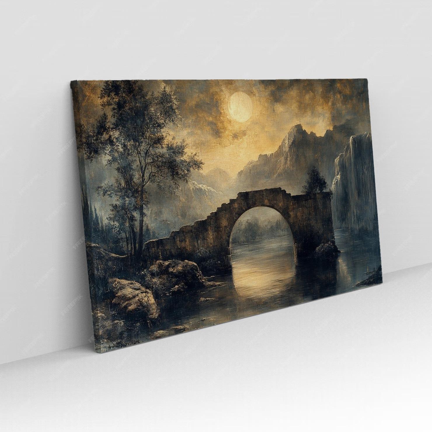 Toile Décorative Horizontale Design Couleurs Vives N°72