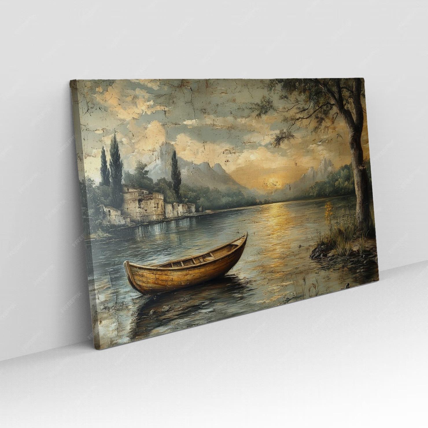 Grand Tableau Salon Minimaliste Art Mural N°74