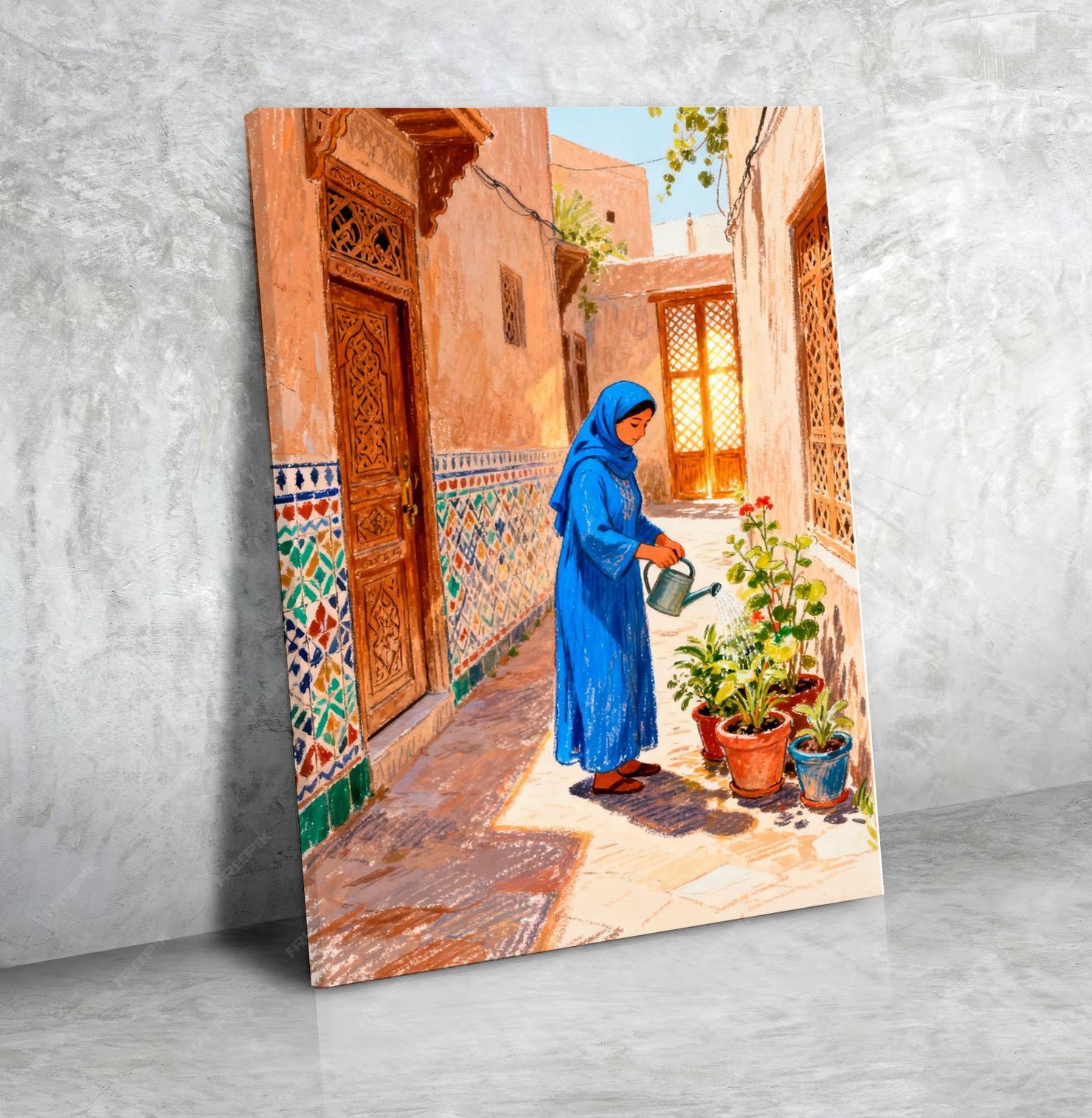 Cadre Mural Horizontal Abstrait Nature N°89