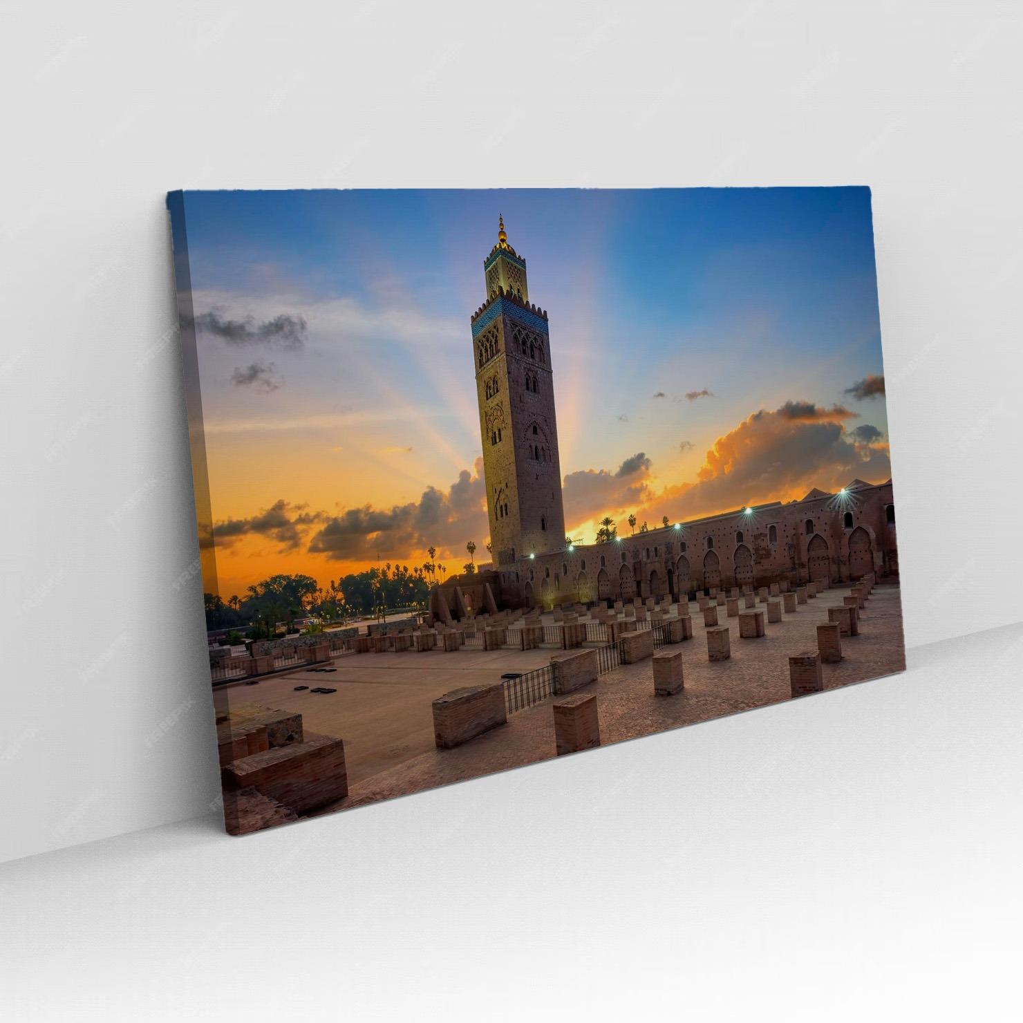 Grand Tableau Salon Tendance Couleurs Vives N°93