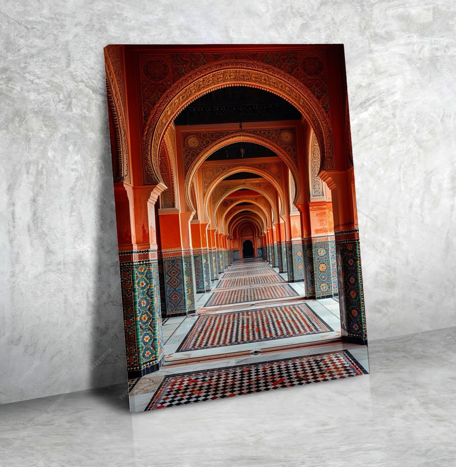 Grand Tableau Salon Abstrait Paysage N°117