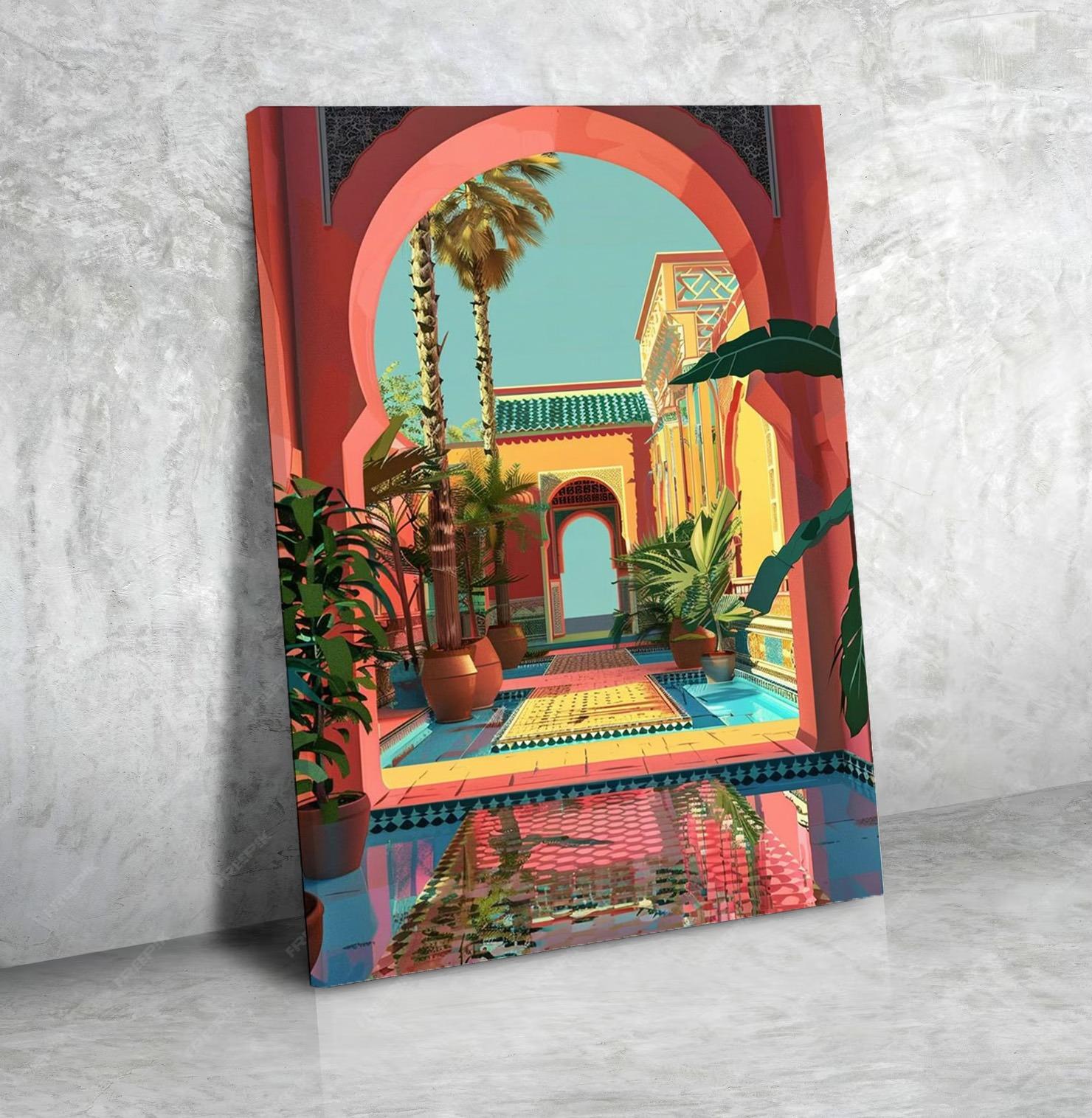 Toile Décorative Horizontale Minimaliste Or et Noir N°141