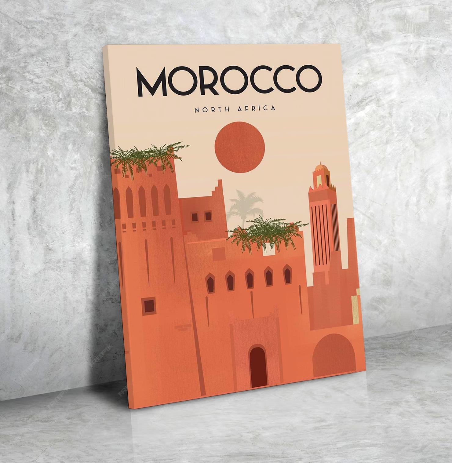 Tableau Panoramique Abstrait Art Mural N°144