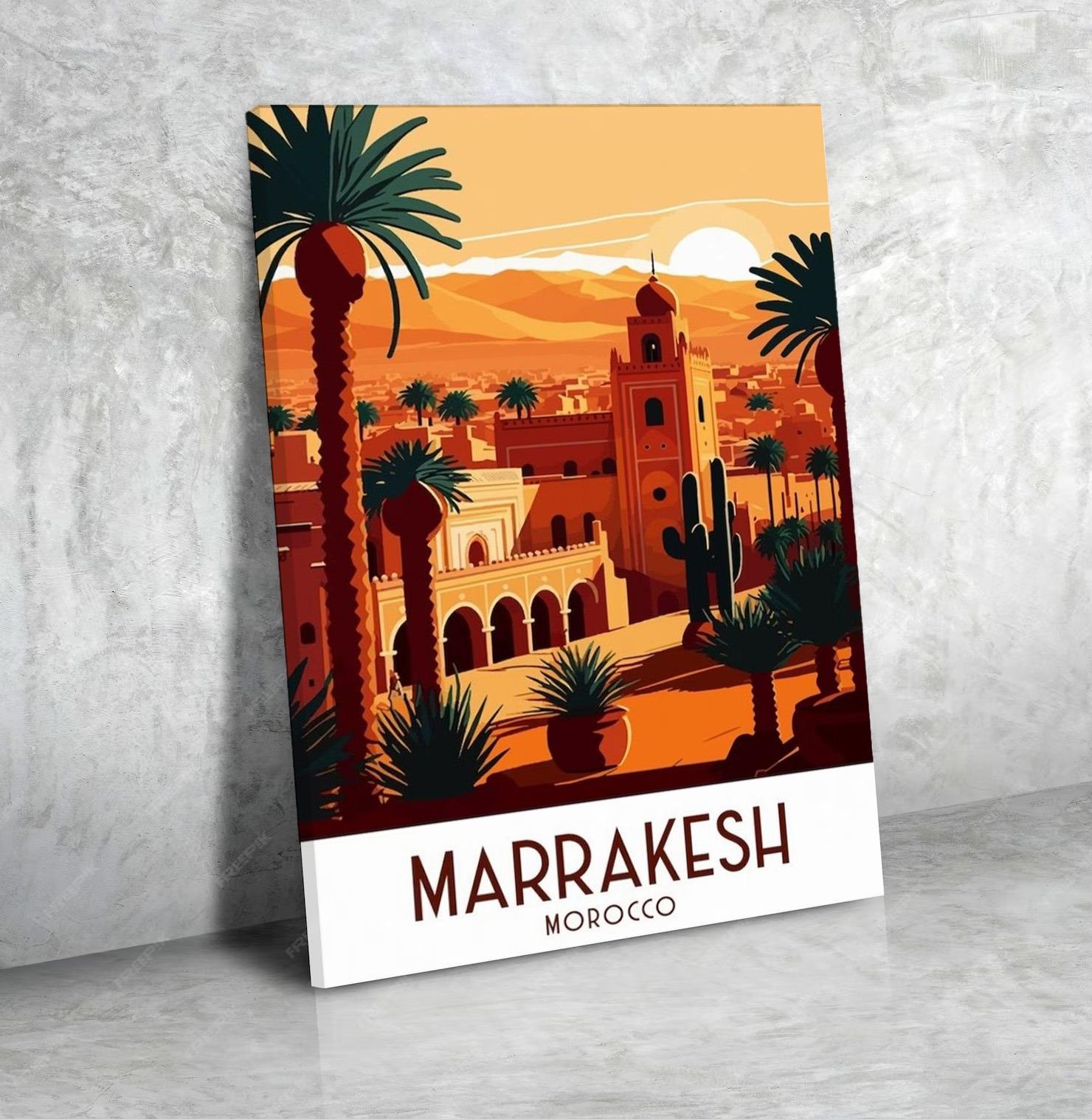 Cadre Mural Horizontal Minimaliste Floral N°151