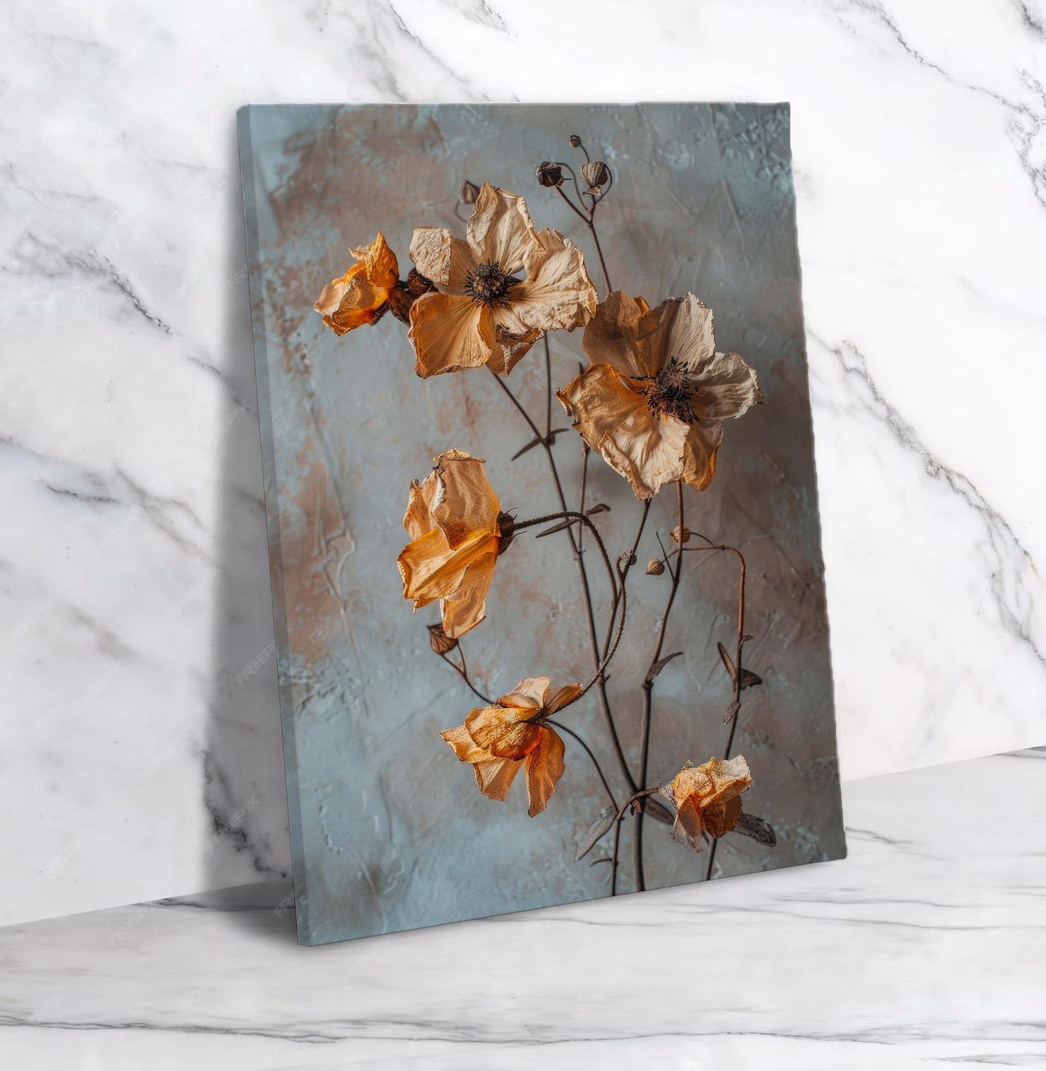 Grand Tableau Salon Minimaliste Couleurs Vives N°162