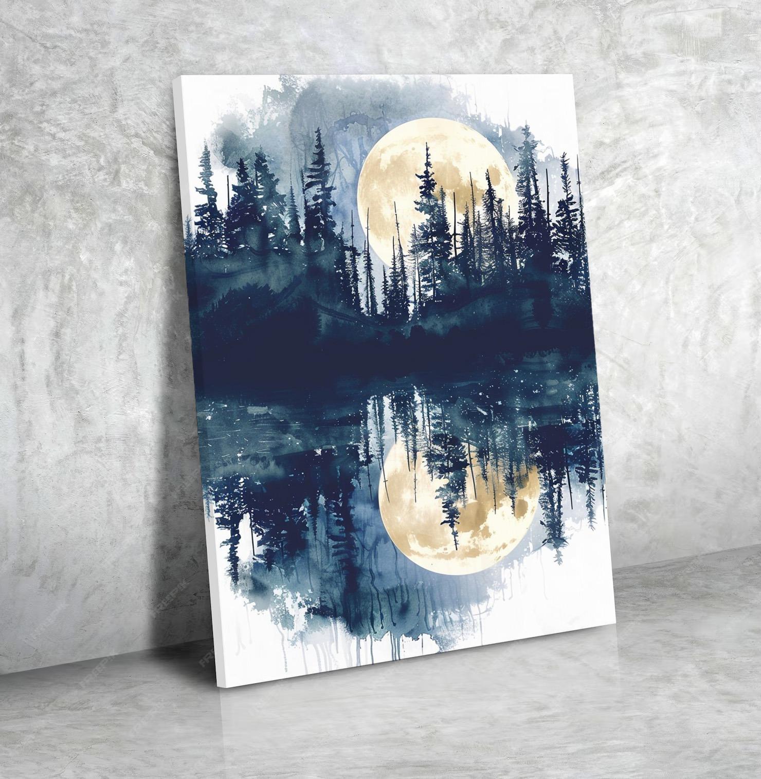 Cadre Mural Horizontal Minimaliste Paysage N°178